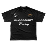 BLOODSHOT RACING TEE - BLACK