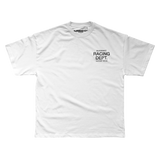 RACING DEPT TEE - WHITE