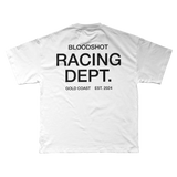 RACING DEPT TEE - WHITE