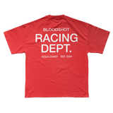 RACING DEPT TEE - RED